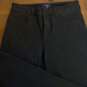 NYDJ dark brown jeans.